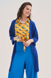 Chaqueta Rocio Azul Liso